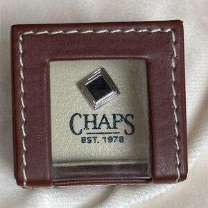 Chaps Silver and Black Men's Tie Tack